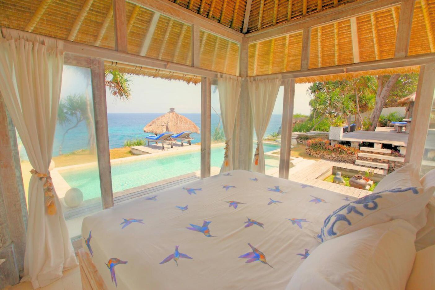 Villa Lumba Lumba - Oceanfront & Spectacular View! Lembongan Exteriör bild